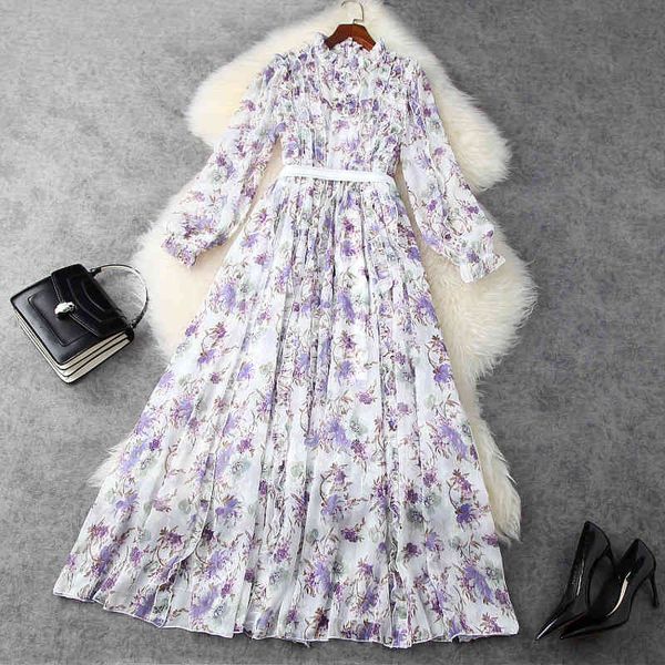 

casual dresses spring flowers on vacation gentle dress princess summer women long sleeve chiffon cocktail party 9u8h, Black;gray