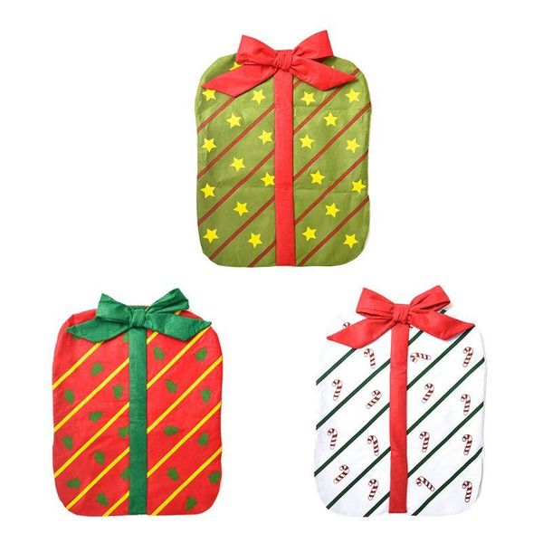 

chair covers bow gift bag dinner back cover christmas decoration for dining room el