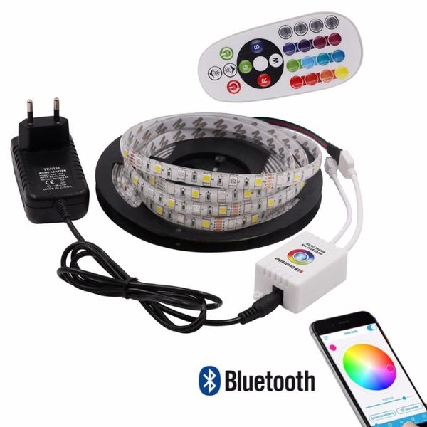 

strips led strip light dc12v flexible tape lights+remote control ,5m 300leds 60leds/m,5m/lot lights stripe