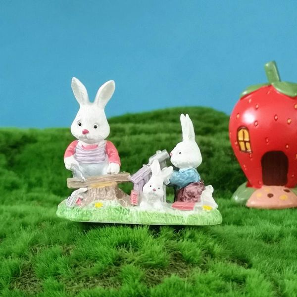 

decorative objects & figurines animal miniature fairy garden ornament diy glass decor small stuff figurine statue model craft home de
