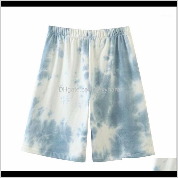 

womens clothing apparel drop delivery fashion women print 2021 summer ladies elastic waist shorts female causal sport feminine girls chic cl, White;black