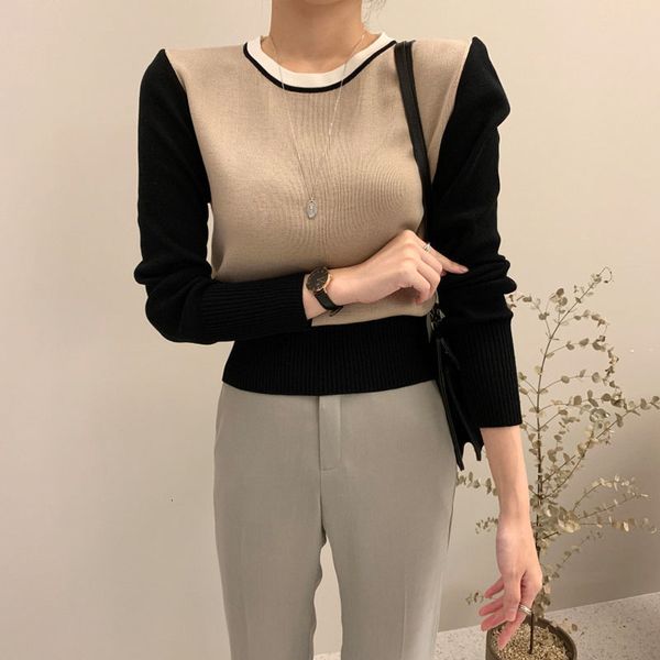 

women's sweaters female sweater ladies knit overszie long sleeve stylish thick mesh outerwear womens winter sweaters ngra, White;black