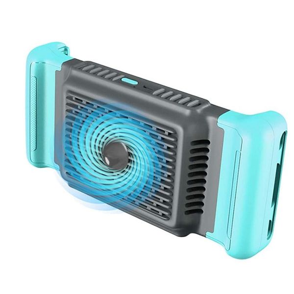 

-double cooling phone cooler fan + semiconductor pubg for 4.5inch-7inch plug and play lappads