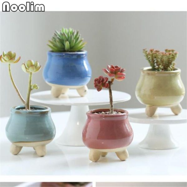 

vases succulents vintage chinese style pots deskcreative ceramic flowers green planting flower