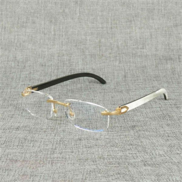 

70% off clearance online natural wood square clear glasses frame men buffalo horn oversize rimless optical eyewear for women reading eyeglas, White;black