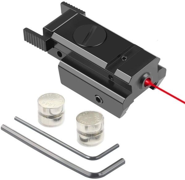 

twod red dot laser sight scope 20mm standard weaver picatinny rail pistol gun rifle