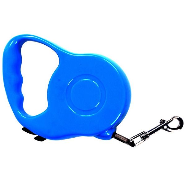 

dog collars & leashes 3m pet automatic retractable traction belt adjustable leash collar puppy walking extension leads (blue)