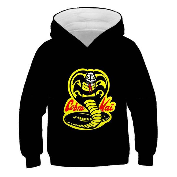 

men's t-shirts 4-14t karate kids kai 3d print hoodies spring cool sweatshirts boys and girls fashion harajuku hip, White;black