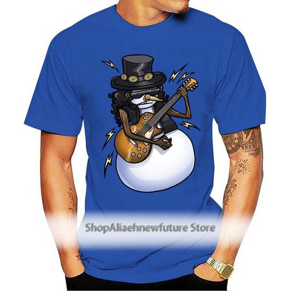 

men's t-shirts t-shirt slash the snowman homme bleu, White;black