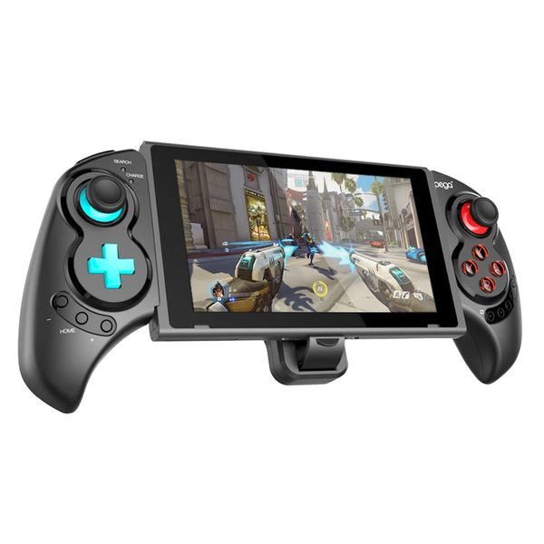 IPEGA PG-SW029 Gamepad sem fio telescópico para N-switch para PS3 Android PC Joystick de seis eixos Giroscópio Dual Motor Vibração