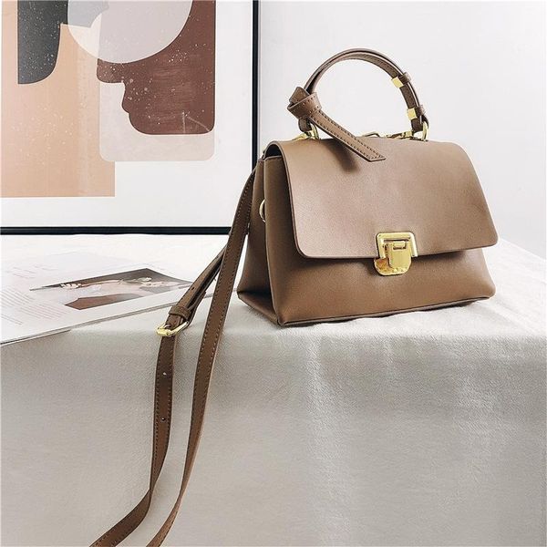 

evening bags 2021 design leather large capacity one-shoulder bag fashion messenger multifunctional tote handbag for women