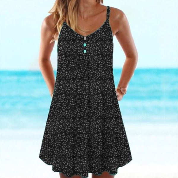 

casual dresses womens summer dress multicolor paint party fashion ladies holiday bodycon, Black;gray