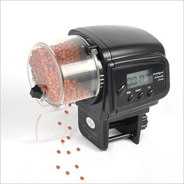 

timers digital lcd automatic aquarium tank fish feeder timer with retail package