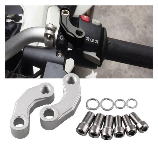 

motorcycle mirrors riser extension brackets adapter for 2013-2021 r1200gs lc 2014-2021 adventure 2021-2021 r nine
