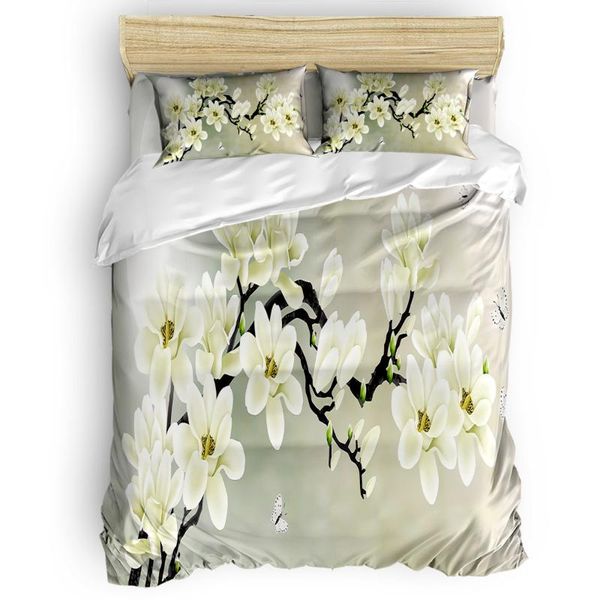 

bedding sets moon flower branch butterfly duvet cover set with pillowcase bedroom supplies bed comforters king size