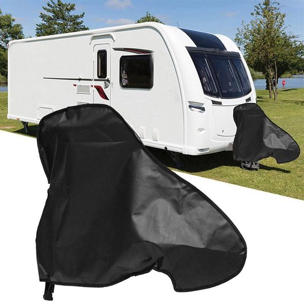 

universal waterproof caravan towing hitch cover rain snow dust dustproof protector for rv tailer car styling accessories atv parts