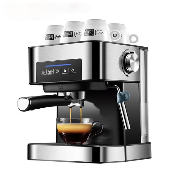 

espresso coffee machine 20 bar high pressure steam semi automatic coffee maker milk bubble coffee makers eu