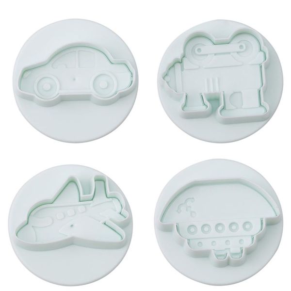 

baking moulds kitchen creative diy cake mould civil traffic tools stereoscopic fondant biscuit mold monochrome car shaped cutter tool
