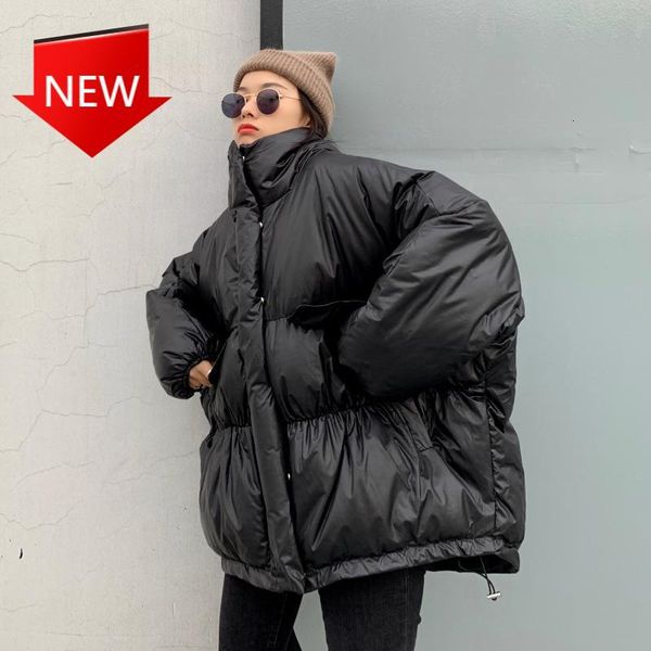 

coats white down winter coat warm parka oversized female jacket, Tan;black