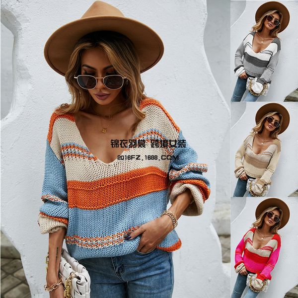 

2021 autumn new loose large fat sister pullover sweater women, White