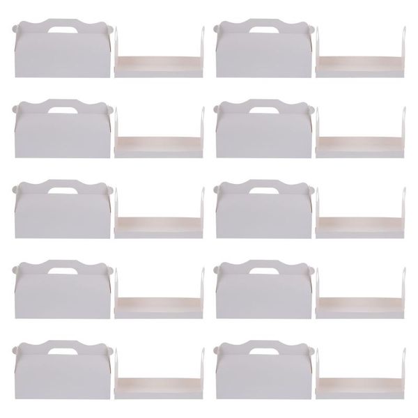 

gift wrap 10pcs handheld long cake roll box party favors presents gifts