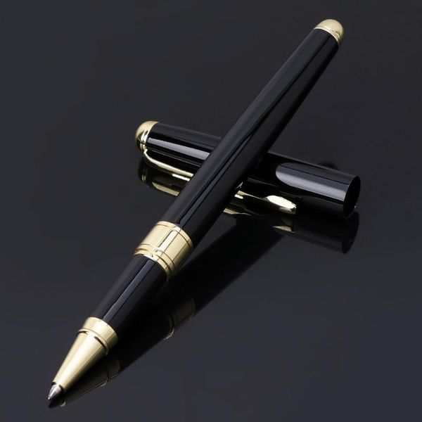 

fine rod writing metal classic signature ballpoint pen school office business c7 pens, Blue;orange