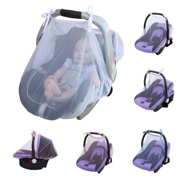 

stroller parts & accessories baby crib seat mosquito net born curtain car insect netting canopy cover kinderwagen poussette
