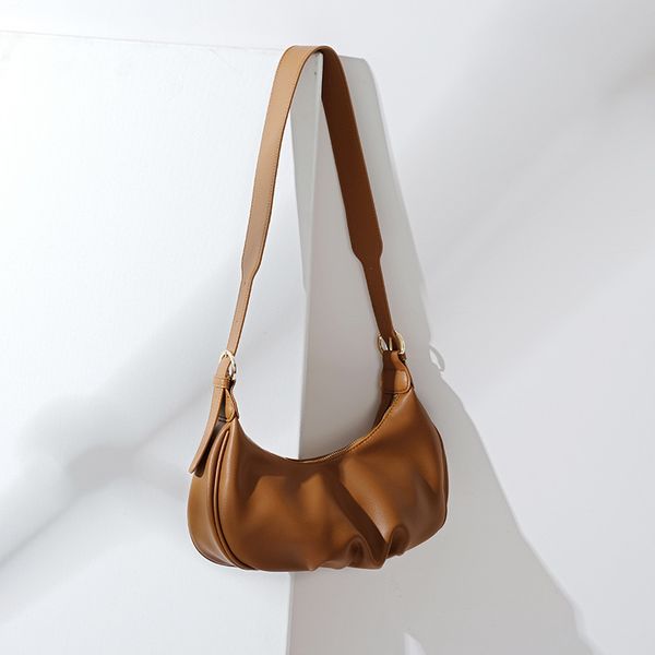 

one-shoulder fold bag niche and female 2021 design spring wild armpit summer cloud new crescent small vjkmv