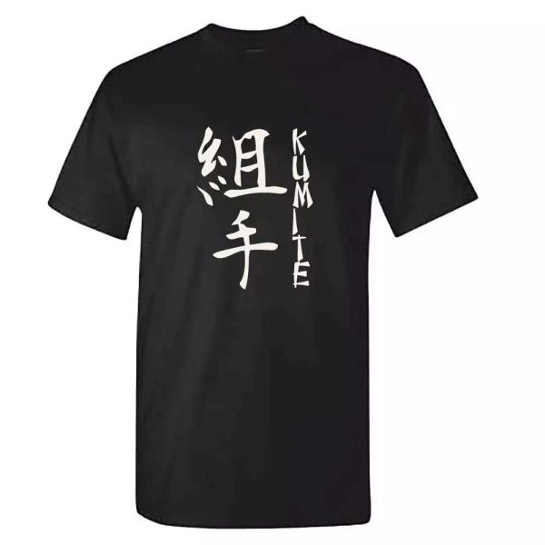 

kumite tshirt - mens boys blood sport kickboxer dvd van damme retro karate, White;black