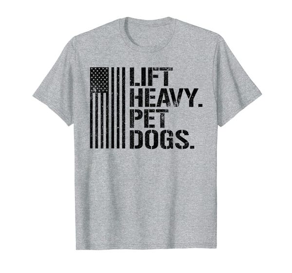 

funny lift heavy pet dogs gym t-shirt for weightlifters, White;black