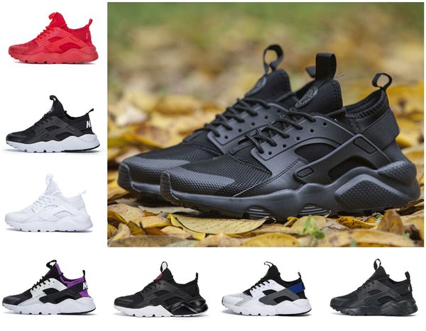 

huarache 1.0 4.0 men running shoes airs stripe red balck triple white rose huaraches run ultra women trainer outdoor designer sneakers