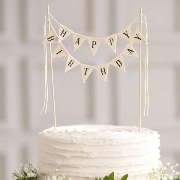 

other event & party supplies 1pcs baby happy birthday dessert table decoration mini banner star powder gold cake er cupcake ers flag