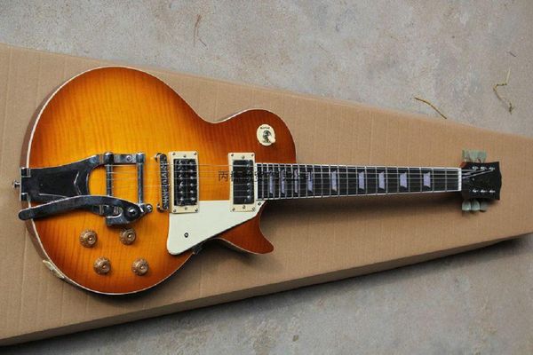 

shipping custom shop g les standard goldgold vibrato electric guitar standard guitars @11