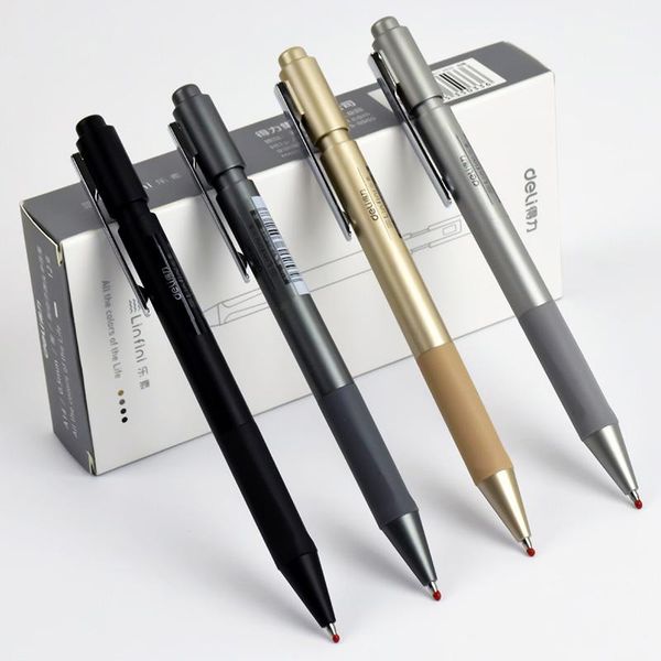 

gel pens 12pcs deli a14 pen linfini signing 0.5mm office supplies stationery