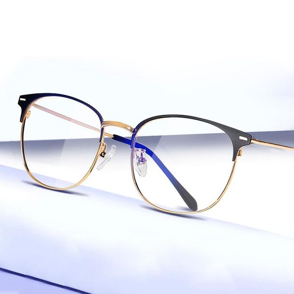 

fashion sunglasses frames tr90 square glasses frame men vintage half eyeglasses women optical myopia prescription spectacle clear eyewear oc, Black