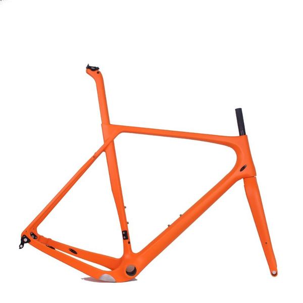 

bike frames 2021 disc brake carbon gravel frame 700c frame, di2 cyclocross thru axle 142mm