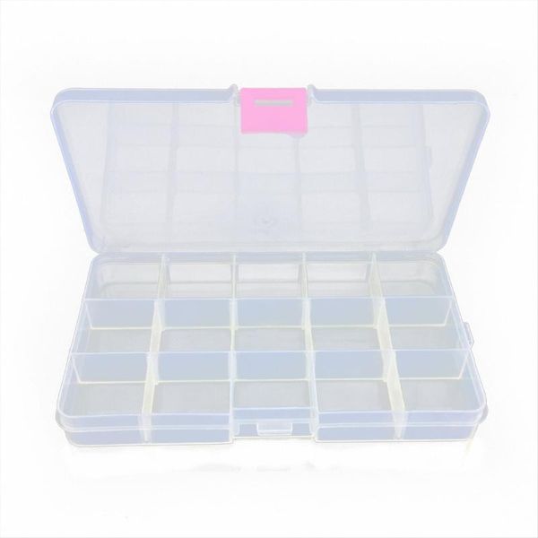 

slots adjustable plastic fishing lure hook tackle box storage case organizer bait spoon gadget accessories