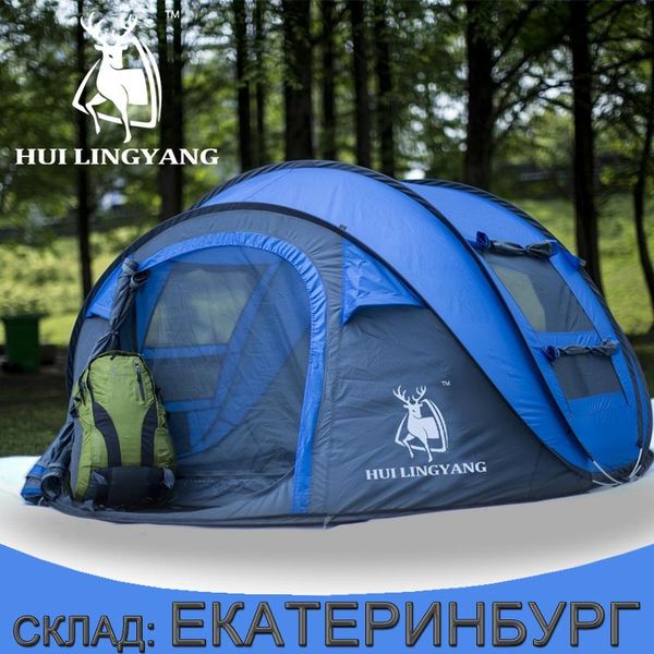 

tent up camping tents outdoor beach open waterproof large automatic ultralight family and shelters