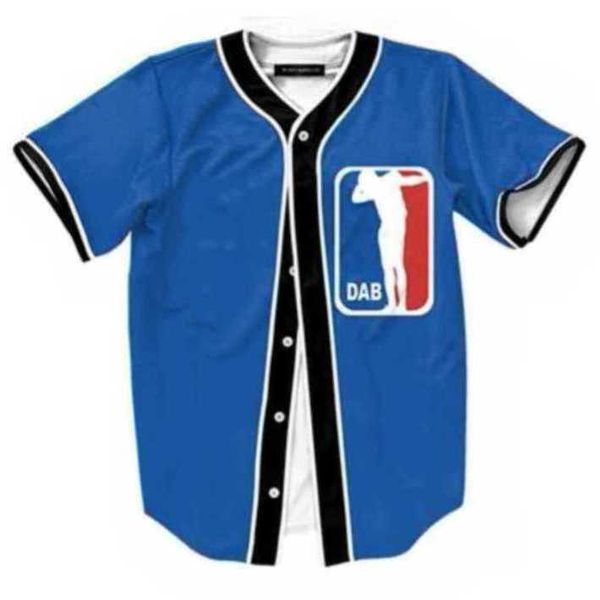 Baseball Jersey Herren Stripe Kurzarm Street Shirts Schwarz Weiß Sport Shirt AG710