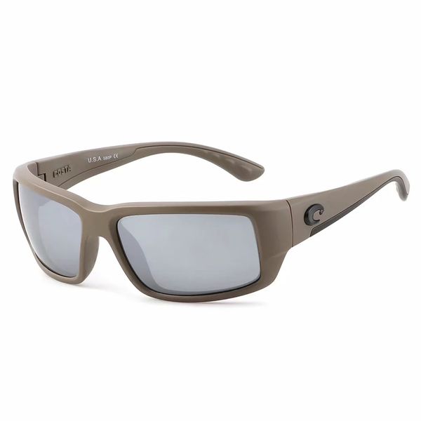

classic costa sunglasses mens fantail_580p polarized uv400 pc lens fashion brand luxury designers sun glasses for women tr90 frame with case, White;black