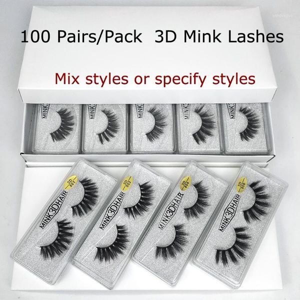 

mink eyelashes wholesale 30/50/70/100 pairs 3d lashes bulk eyelash extension natural long false makeup eye lashes1
