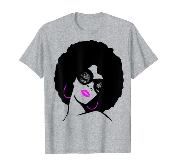 

black woman natural hair t-shirt afro tshirt t-shirt, White;black