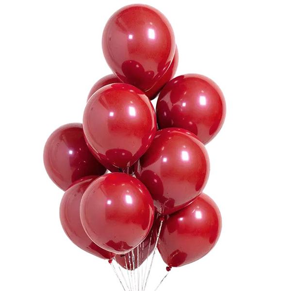 

romantic pomegranate ruby red balloons latex wedding decorations valentine's day engagement wall home party ornaments decoration