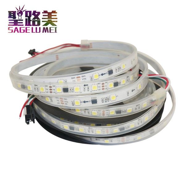 

strips 5m/rolls 150 /300leds dc12v ws2811 led white /warm single color smd addressable digital 1 ic control 3 leds