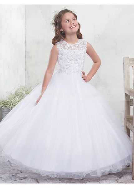 

girl's dresses gorgeous flower girl fluffy tulle beaded lace pageant birthday party princess gown first communion, Red;yellow