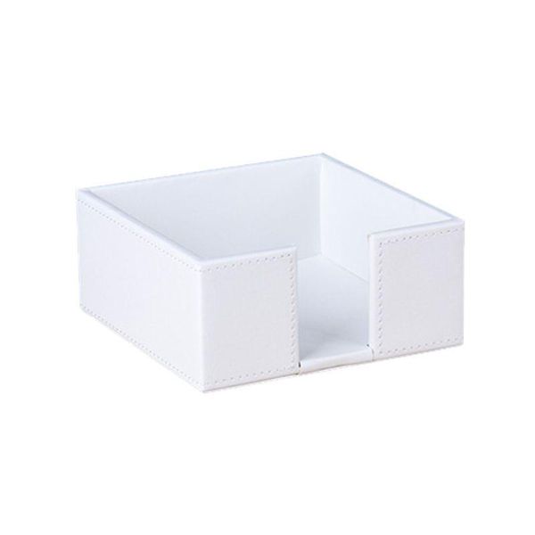

leather square cocktail napkin holder tissue box paper serviette dispenser bar caddy for dining table el office home decor boxes & napkins