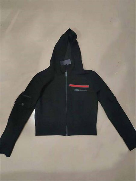 

women sweatshirts hoodids terry jacket quality lady coat with inverted triangle budge winter thick coats long sleeves windbraker style size, Black