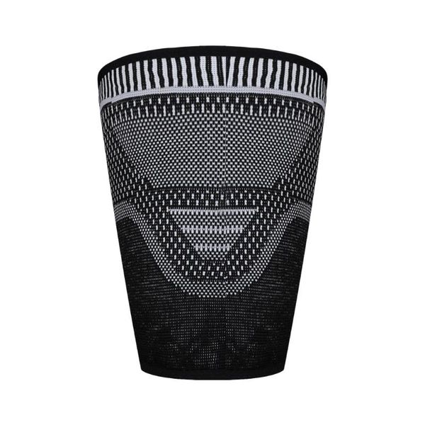 

elbow & knee pads 1 pcs thigh support knitted leggings outdoor breathable anti-sweat leg sleeve cover high elasticity sports legwarmers, Black;gray