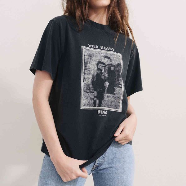 

t shirts retro faded washed black tees cotton o neck short sleeve summer woman tshirts casual loose y2k classic t-shirts gcxo, White