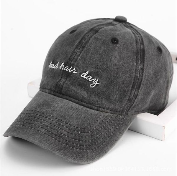 

niec gift summer outdoor alphabet baseball caps hats gsmb097a fashion washed distressed spring retro men's and women's hat ball ca, Blue;gray